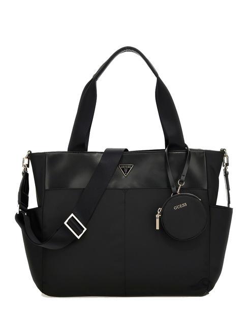 GUESS ECO GEMMA Tote bag with shoulder strap BLACK - Women’s Bags
