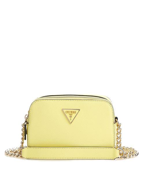 GUESS NOELLE Mini camera bag with shoulder strap yellow - Women’s Bags