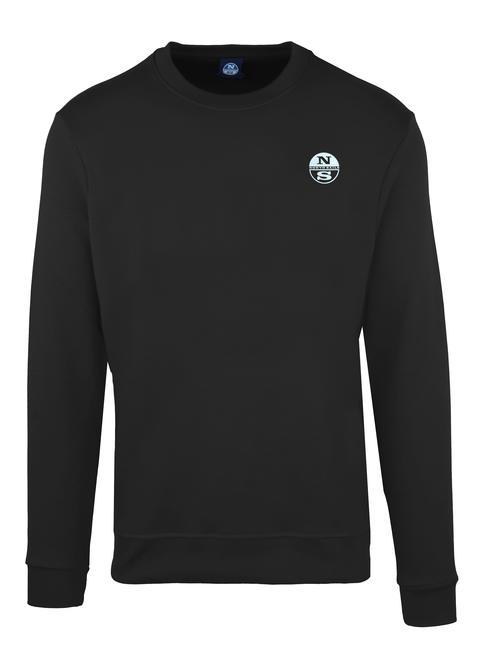 NORTH SAILS Felpa gircollo logo  black - Sweatshirts