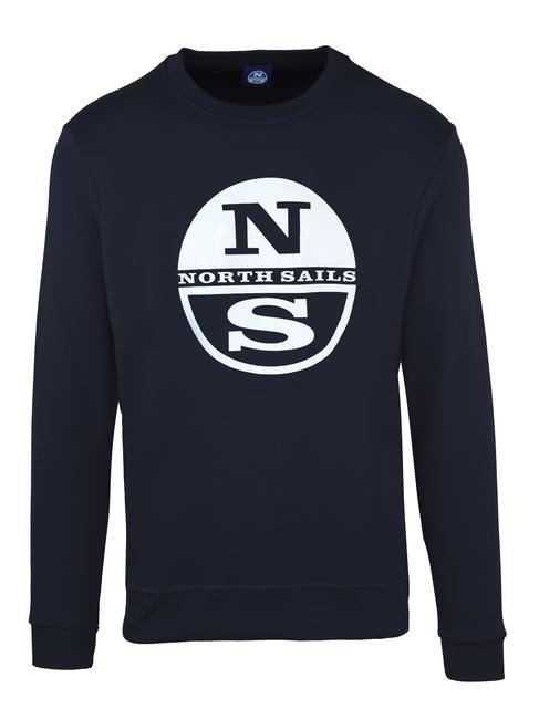 NORTH SAILS LOGO PRINT Crew neck sweatshirt blue navy - Sweatshirts