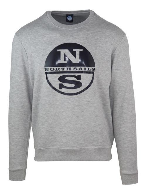 NORTH SAILS LOGO PRINT Crew neck sweatshirt grey - Sweatshirts