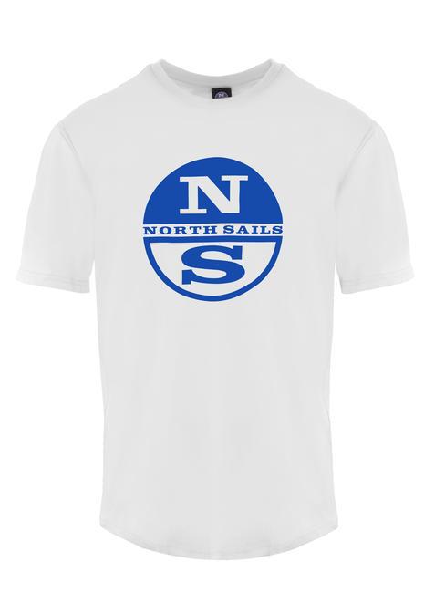 NORTH SAILS LOGO PRINT Cotton T-shirt white - T-shirt