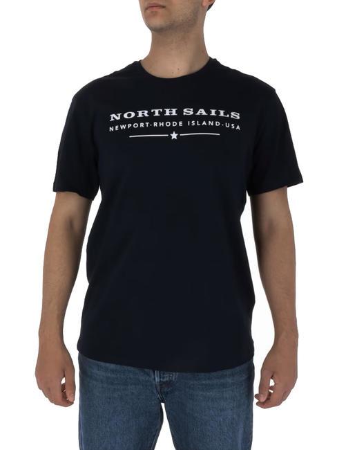 NORTH SAILS NEWPORT - RHODE ISLAND Cotton T-shirt black - T-shirt