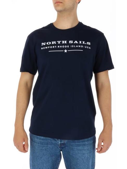 NORTH SAILS NEWPORT - RHODE ISLAND Cotton T-shirt blue navy - T-shirt