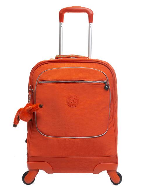 KIPLING LICIA Backpack with trolley sugar orange combo - Backpack trolleys