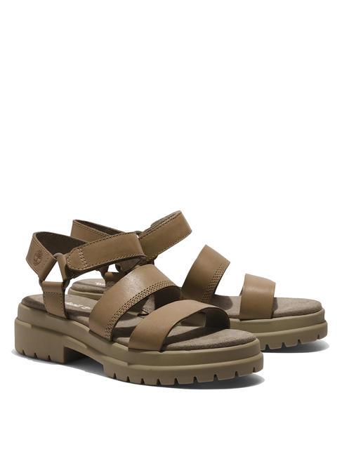 TIMBERLAND LONDON VIBE 3 BANDS Leather sandal lemon pepper - Women’s shoes