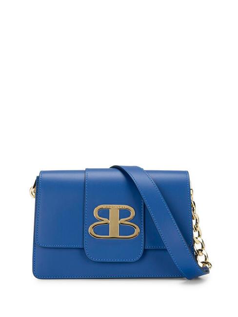 TOSCA BLU LILY  Mini shoulder bag, in leather electric blue - Women’s Bags