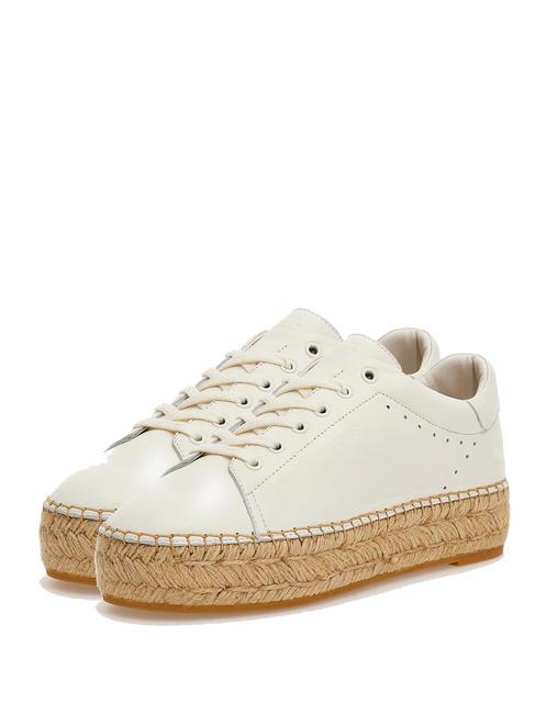 GUESS MALEE Lace-up espadrilles white - Women’s shoes