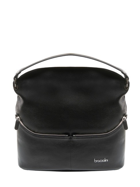 BRACCIALINI NORA Leather pouch bag Black - Women’s Bags