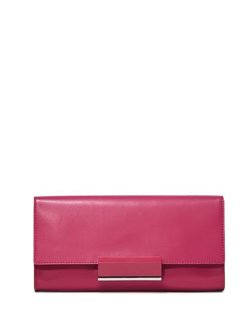 GIANNI CHIARINI LILY Leather clutch bag with shoulder strap bougainvillea - Women’s Bags
