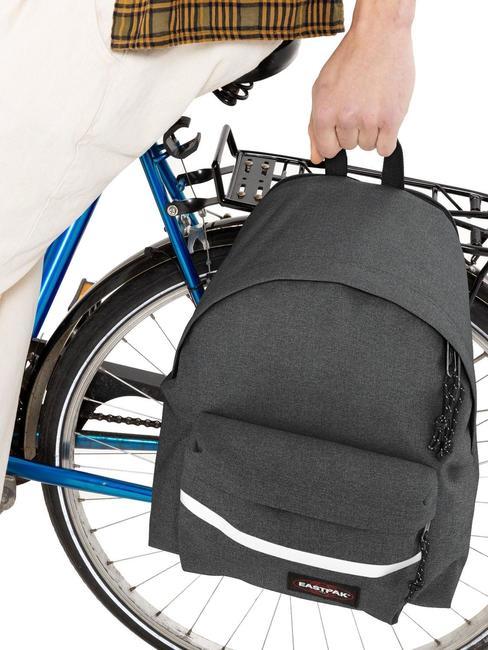 EASTPAK PADDED BIKE Backpack with bike hooks BlackDenim - Laptop backpacks