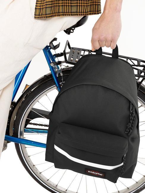 EASTPAK PADDED BIKE Backpack with bike hooks BLACK - Laptop backpacks
