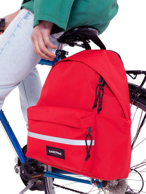 EASTPAK PADDED BIKE Backpack with bike hooks Sailor Red - Laptop backpacks