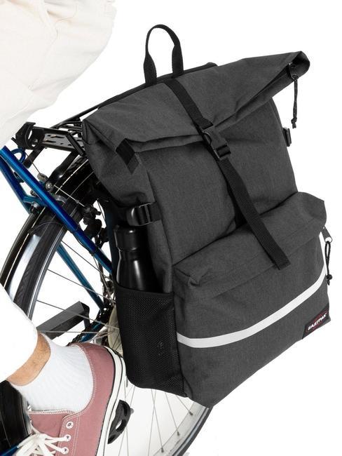 EASTPAK MACLO BIKE 21L backpack with bike attachment BlackDenim - Tablet holder& Organizer