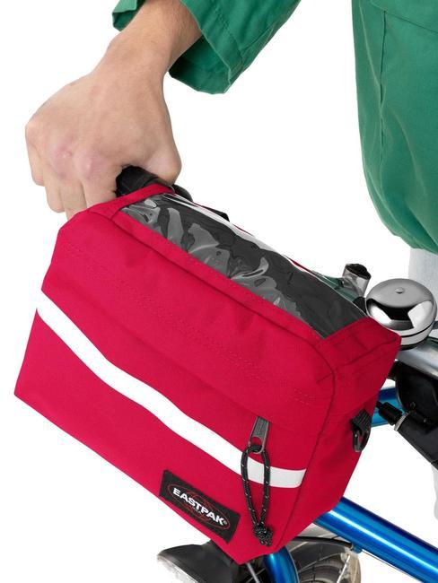 EASTPAK AMAN BIKE Bike bag with shoulder strap Sailor Red - Hip pouches