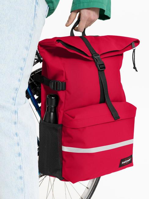 EASTPAK MACLO BIKE 21L backpack with bike attachment Sailor Red - Tablet holder& Organizer