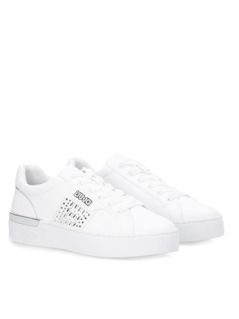 LIUJO SILVIA 85 Sneakers with jewel applications white - Women’s shoes