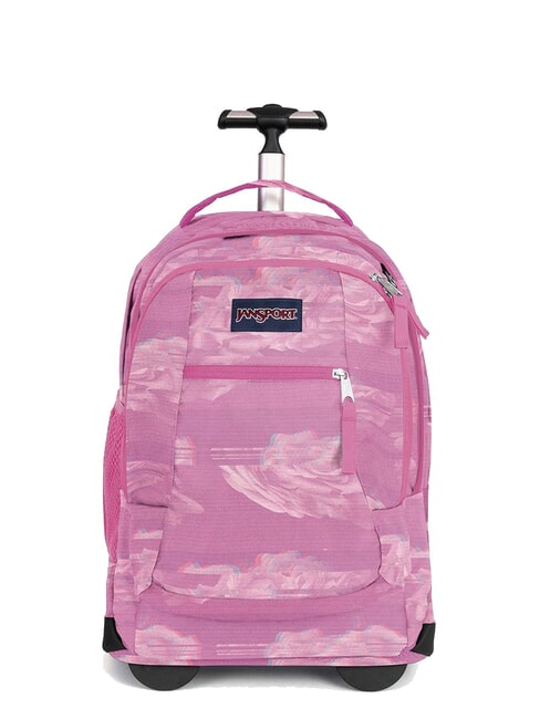 JANSPORT DRIVER 8 Backpack with trolley static roses - Backpack trolleys
