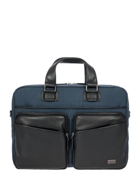BRIC’S BRIC’S folder bag MONZA, 15” PC case, with shoulder strap navy/navy - Work Briefcases