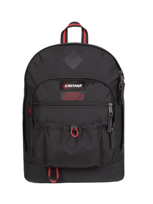 EASTPAK SUGARBUSH By STRANGER THINGS Laptop backpack 15" spread black - Backpacks & School and Leisure