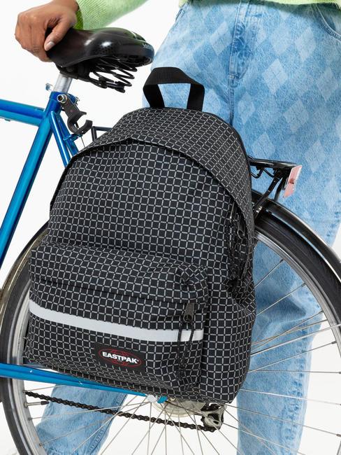 EASTPAK PADDED BIKE Backpack with bike hooks refleks black - Laptop backpacks
