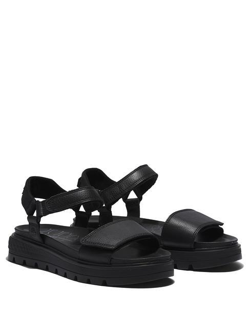 TIMBERLAND RAY CITY ANKLE STRAP Leather sandal Jetblack - Women’s shoes