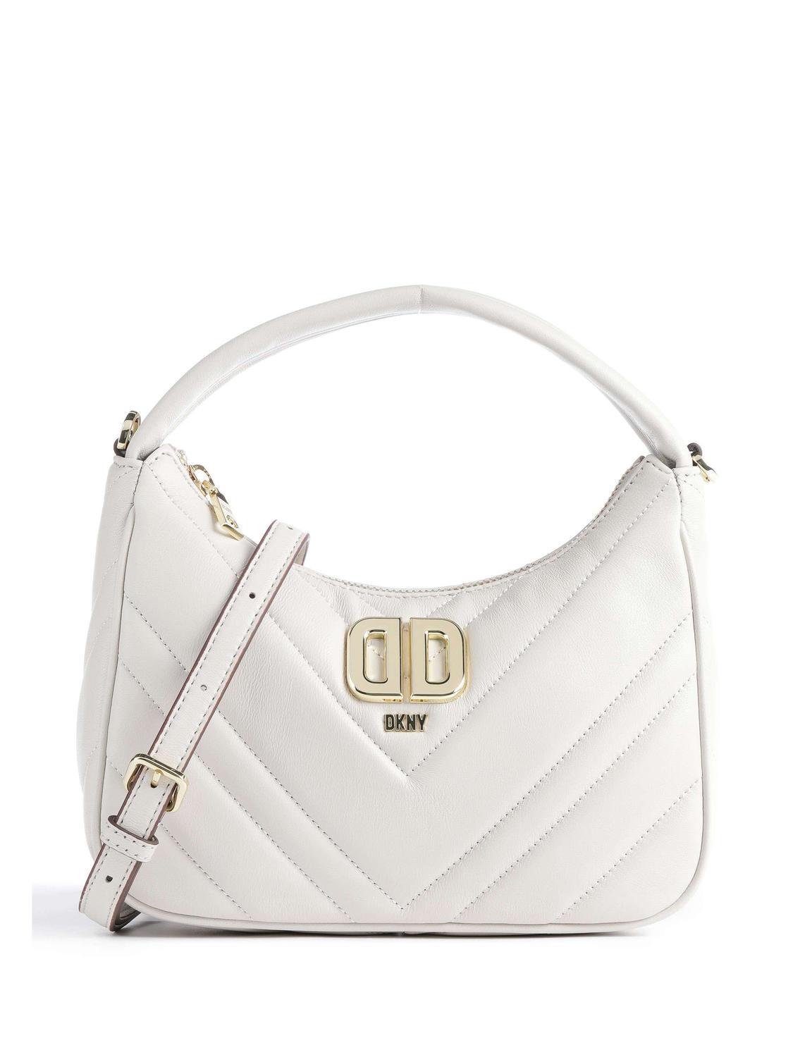 Dkny Delphine Leather Bag With Shoulder Strap Pebble Buy At