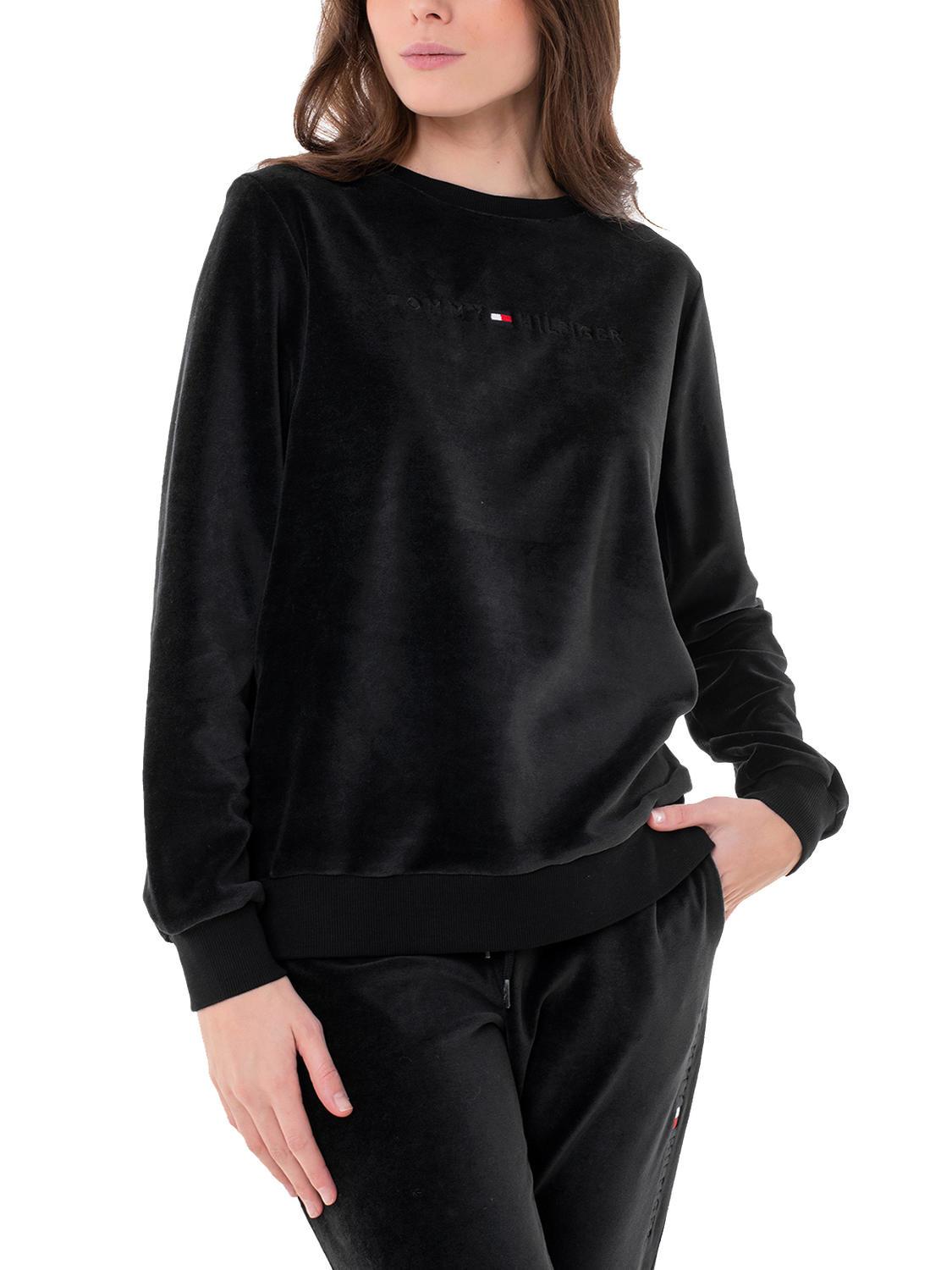 Tommy hilfiger sales velvet sweatshirt