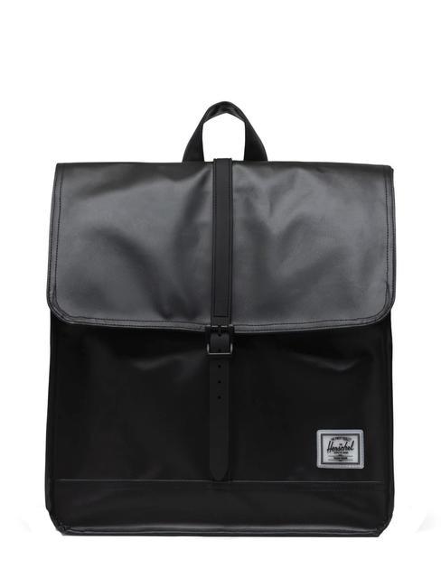 HERSCHEL CITY MID-VOLUME 14" laptop backpack BLACK - Backpacks & School and Leisure