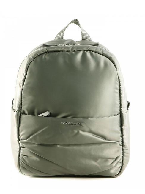 MANDARINA DUCK CHELSEA Puff backpack in nylon iron gate - Women’s Bags