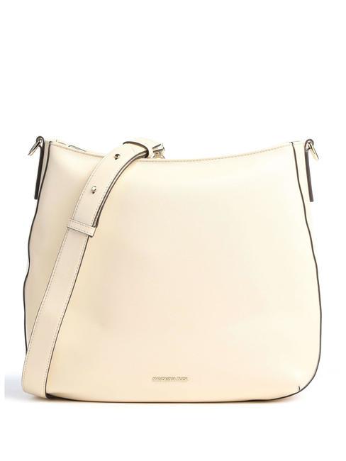 MANDARINA DUCK LUNA Shoulder bag in leather macadamia - Women’s Bags