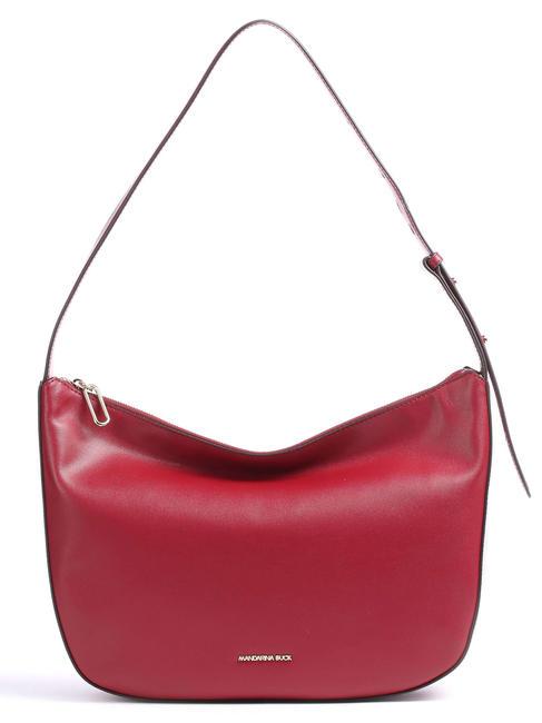 MANDARINA DUCK LUNA Leather shoulder bag rhubarb - Women’s Bags
