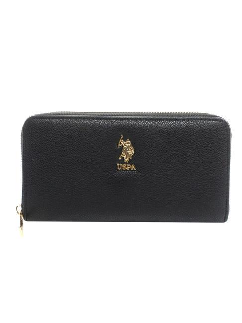 U.S. POLO ASSN. NEW JONES Zip Around Wallet BLACK - Women’s Wallets