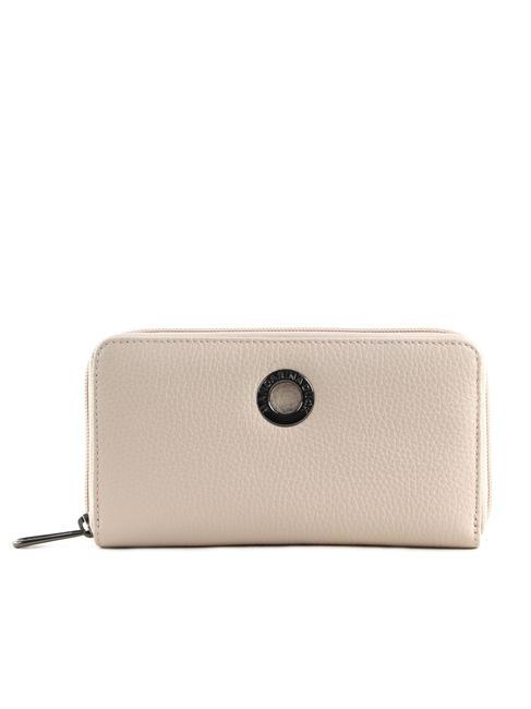 MANDARINA DUCK MELLOW  Large zip around leather wallet papyrus - Women’s Wallets