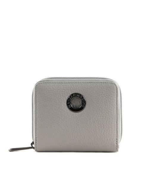 MANDARINA DUCK MELLOW Small leather wallet pearl - Women’s Wallets