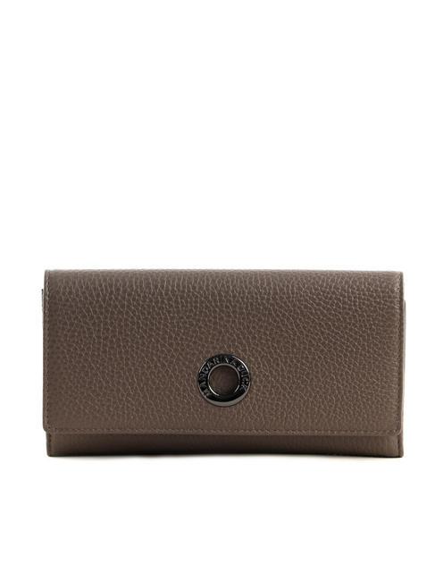 MANDARINA DUCK MELLOW  Large wallet in textured leather clay - Women’s Wallets