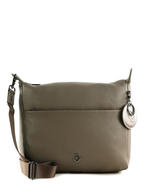 MANDARINA DUCK MELLOW Top zip shoulder leather bag clay - Women’s Bags