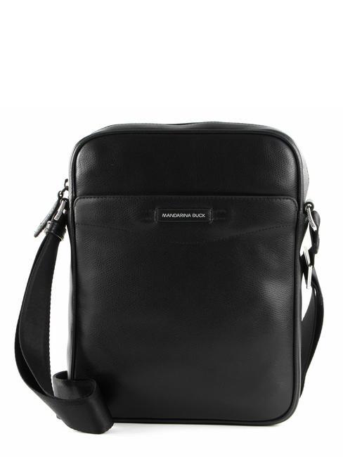 MANDARINA DUCK TIMES Leather bag BLACK - Over-the-shoulder Bags for Men