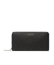 CALVIN KLEIN CK MUST EPI MONO Large zip around wallet blackmono - Women&rsquo;s Wallets - 1