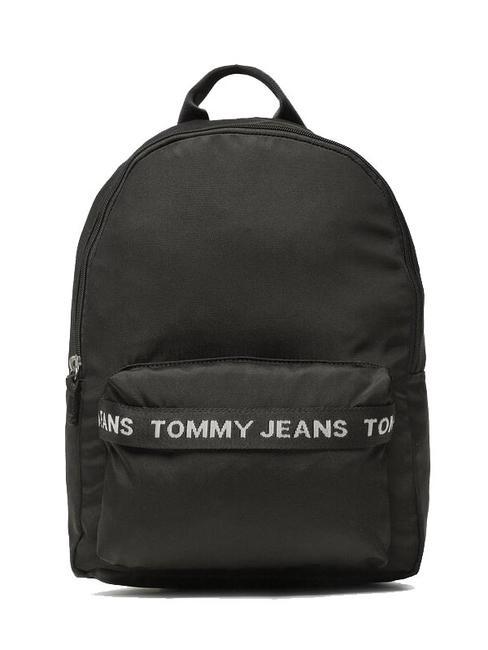 TOMMY HILFIGER ESSENTIAL Medium slim backpack blackmono - Women’s Bags