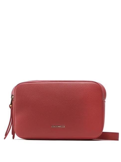 COCCINELLE GLEEN Mini shoulder bag cranberries - Women’s Bags