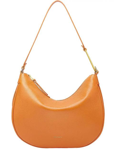 COCCINELLE PRISCILLA Shoulder bag, in leather paprika - Women’s Bags