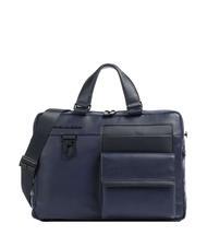 PIQUADRO FINN 14" laptop briefcase, in leather - Work Briefcases