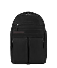 PIQUADRO PAAVO 15.6" laptop backpack, in leather - Laptop backpacks