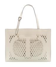 TWINSET WINDOW OVAL T Shopper bag with clutch - Women&rsquo;s Bags