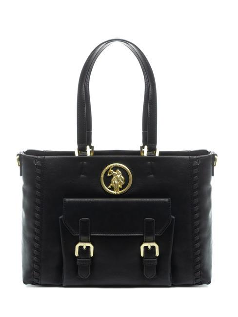 U.S. POLO ASSN. COUNTRYSIDE Large tote bag BLACK - Women’s Bags