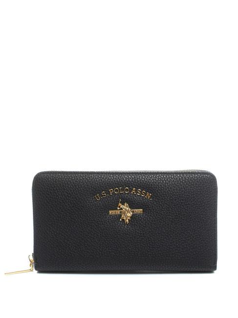 U.S. POLO ASSN. STANFORD Large zip wallet BLACK - Women’s Wallets