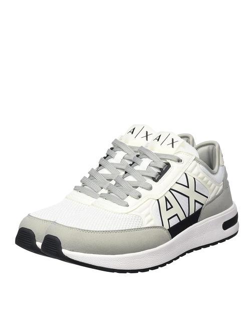 ARMANI EXCHANGE DUSSELDORF Sneakers Man opt.white+off wh+gre - Men’s shoes