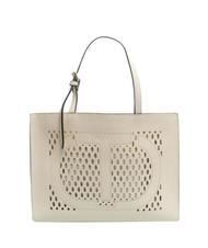 TWINSET WINDOW OVAL T Transforated shopping bag - Women&rsquo;s Bags