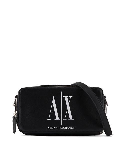 ARMANI EXCHANGE ICON LOGO Small shoulder bag Black - Women’s Bags